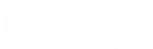 nowiBAU Logoschriftzug in weiß